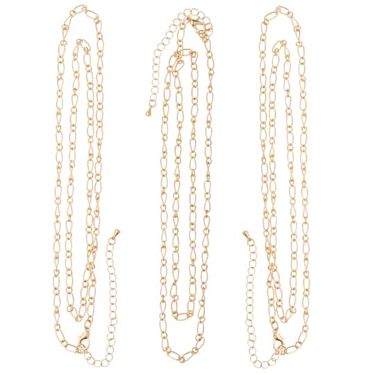 Hamilton Gold Figaro Chain Necklaces By Bead Landing™